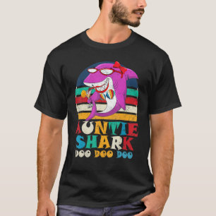 Camiseta La tía Shark Do Retro Coincide Con La Tía