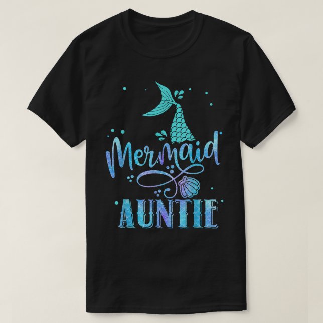 Camiseta La tía sirvienta se parece a una familia de mujere (Diseño del anverso)