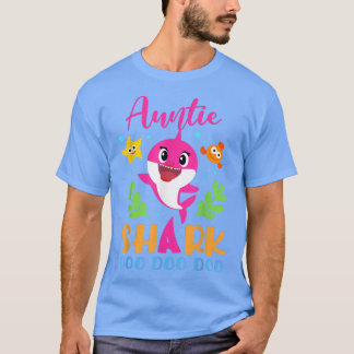 Camiseta La tía Tiburón tía Tiburón ama a las madres famili