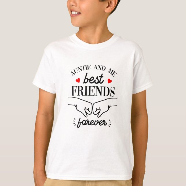 Camiseta La tía y los mejores amigos para siempre (Anverso)