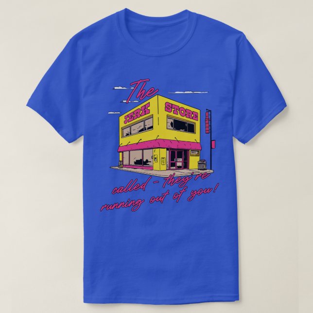Camiseta La tienda de Jerk llamada (Diseño del anverso)