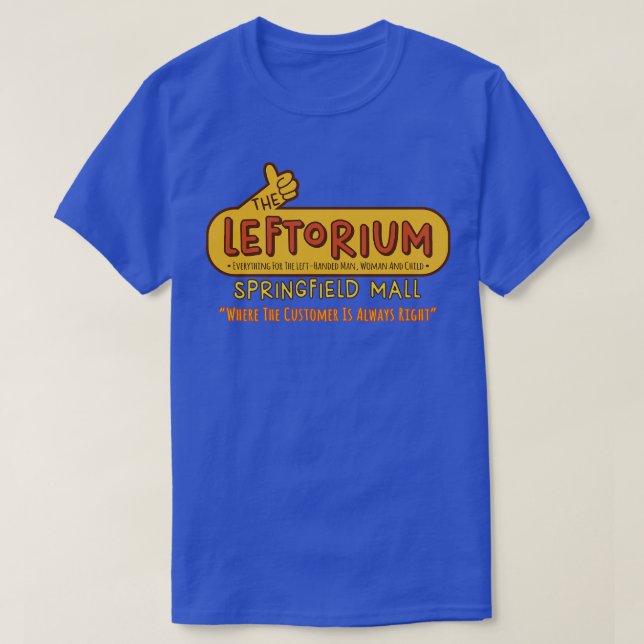 Camiseta La tienda Leftorium (Diseño del anverso)