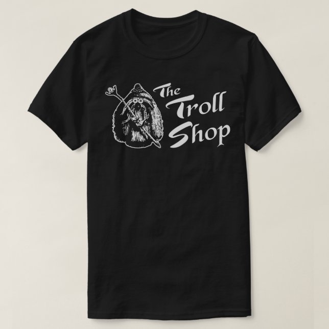 Camiseta La Tienda Troll Dark (Diseño del anverso)