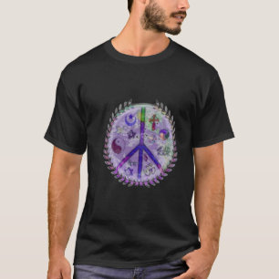 Camiseta La Tierra coexiste con signo de paz
