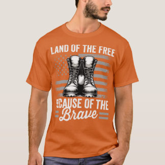 Camiseta La tierra de los libres por los valientes