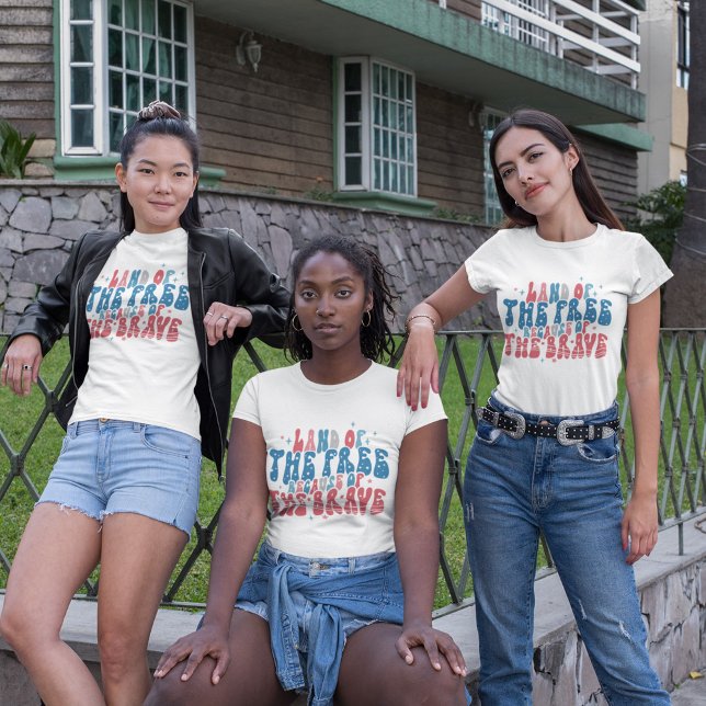 Camiseta La tierra de los libres por los valientes (Subido por el creador)