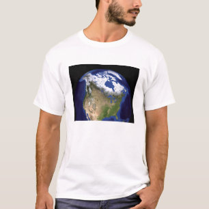 Camiseta La tierra de mármol azul 5 de la generación
