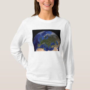 Camiseta La tierra de mármol azul 6 de la generación