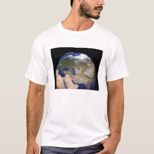 Camiseta La tierra de mármol azul de la generación