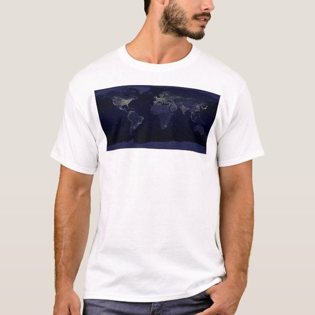 Camiseta La Tierra de noche (Anverso)