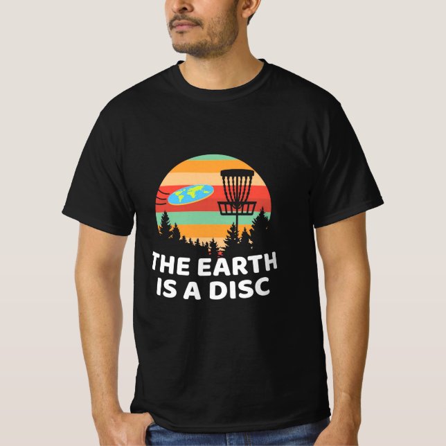 Camiseta La Tierra Es Un Golf De Disco (Anverso)