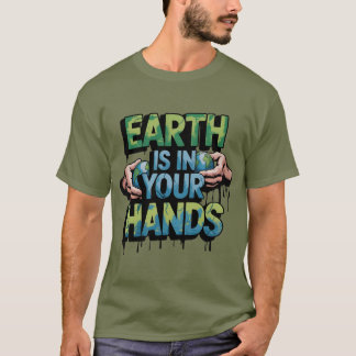 Camiseta La Tierra Está En Tus Manos