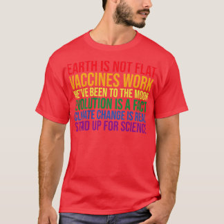Camiseta La Tierra No Es El Trabajo De Las Vacunas Planas