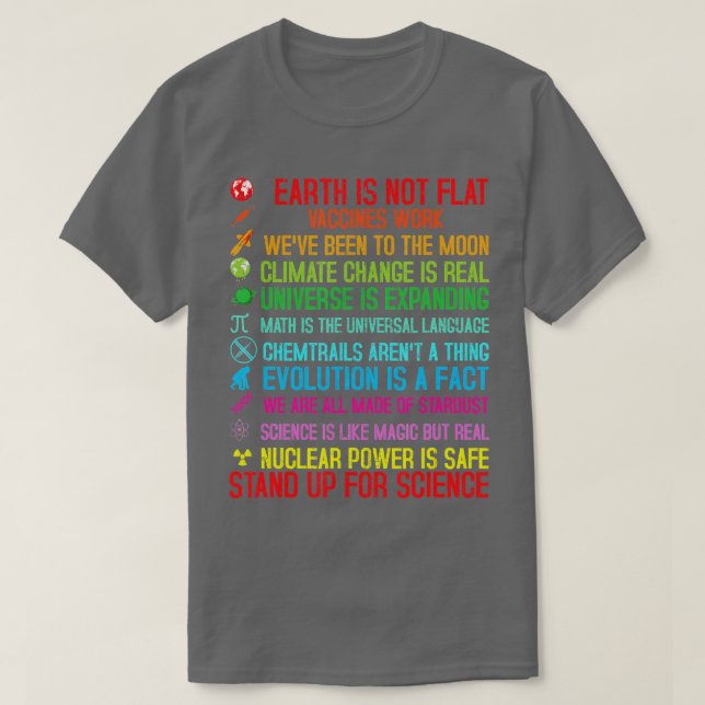 Camiseta La Tierra No Es Vacunas Planas Trabajo Cambio Clim (Diseño del anverso)