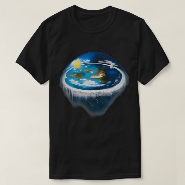 Camiseta La Tierra Plana 4 (Diseño del anverso)