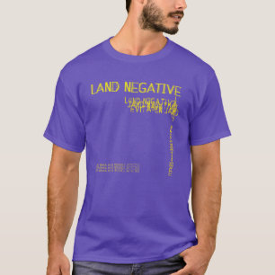Camiseta La tierra se desdibuja negativamente