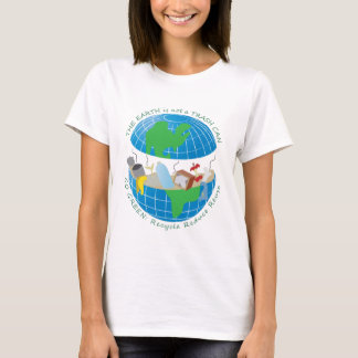 Camiseta La tierra sigue siendo un mármol azul grande