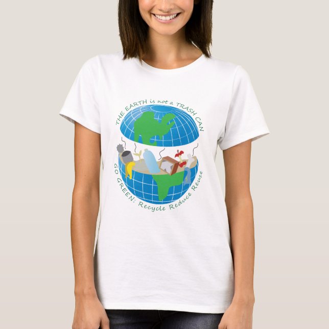 Camiseta La tierra sigue siendo un mármol azul grande (Anverso)