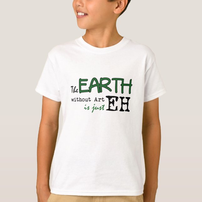 Camiseta La tierra sin arte (Anverso)