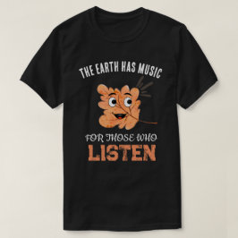 Camiseta "La Tierra Tiene Música" Hoja Sonriente