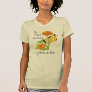 Camiseta La Tierra tiene música para los que escuchan citas