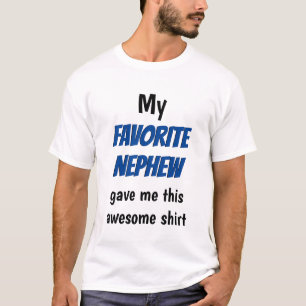 Camiseta La tipografía graciosa del tío favorito del sobr