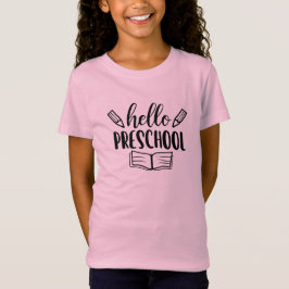 Camiseta La tipografía preescolar moderna