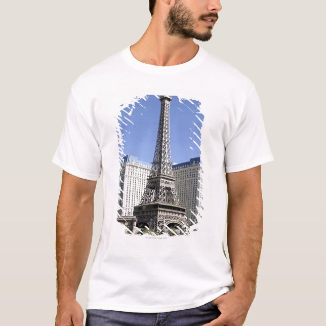Camiseta La tira, París Las Vegas, hotel de lujo (Anverso)