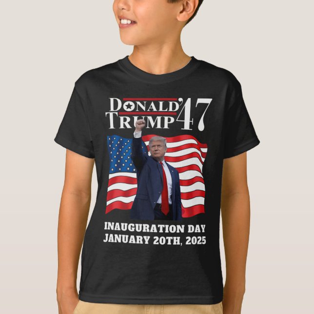 Camiseta La toma de mando del presidente Donald Trump (Anverso)
