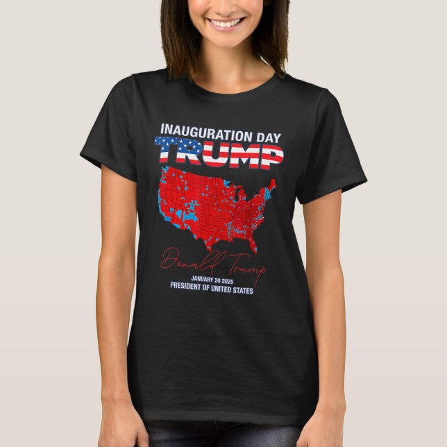 Camiseta La toma de mando del presidente Donald Trump en 20 (Anverso)