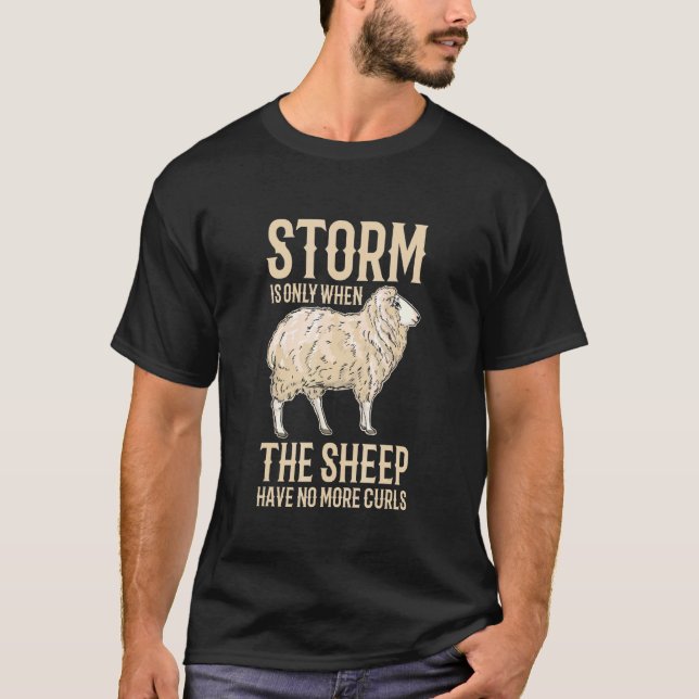 Camiseta La Tormenta Es Sólo Cuando La Oveja No Tiene Más C (Anverso)