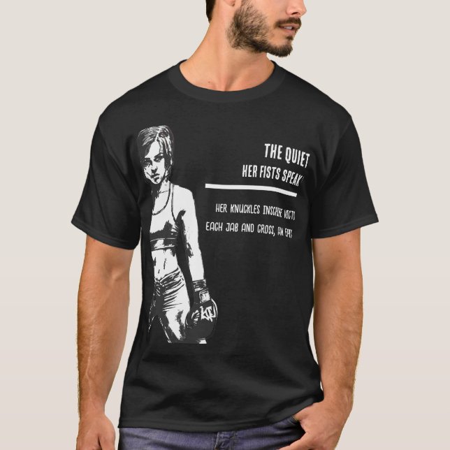 Camiseta La tormenta tranquila - sus puños dicen mucho (Anverso)
