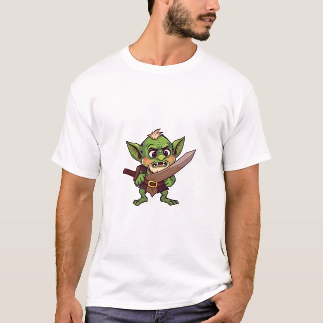 Camiseta La torpe búsqueda de espadas de Goblin (Anverso)