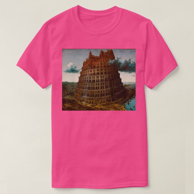 Camiseta La Torre de Babel (Diseño del anverso)