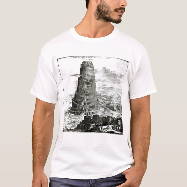 Camiseta La torre de Babel, 1679 (Anverso)