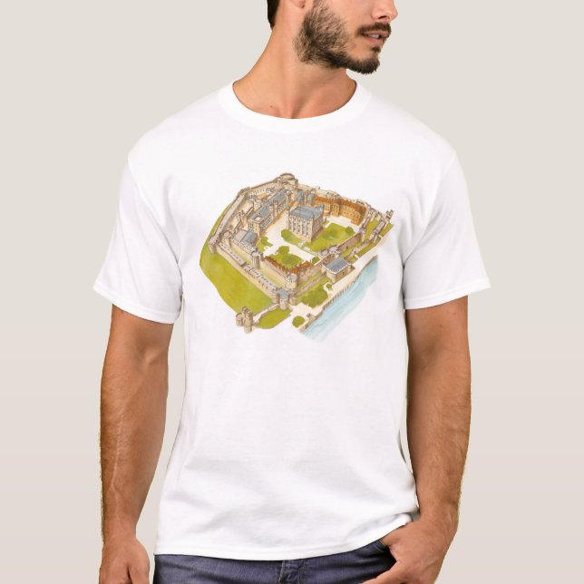 Camiseta La torre de Londres. Londres (Anverso)