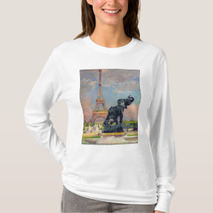 Camiseta La torre Eiffel y el elefante por Fremiet