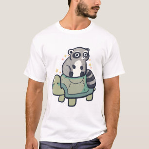 Camiseta La tortuga corta � el arte animal
