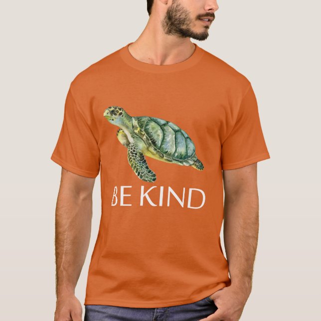 Camiseta la tortuga de bondad sea un día de unidad (Anverso)