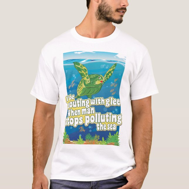 Camiseta La tortuga dice... 'Voy a gritar en regocijo' (Anverso)