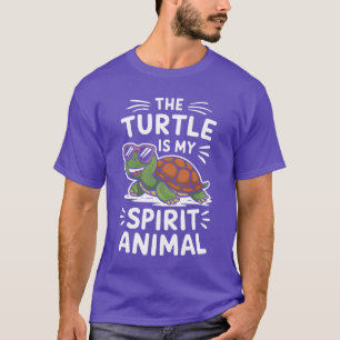 Camiseta La tortuga es mi animal espiritual amigos