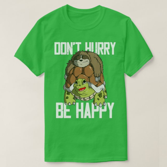 Camiseta La tortuga eslovaca no se apresura a ser feliz 2 (Diseño del anverso)