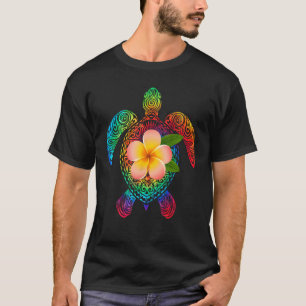 Camiseta La tortuga hawaiana de tinte y tinte cuece Hawaii