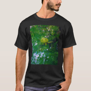 Camiseta La tortuga hawaiana en la belleza del arte natural