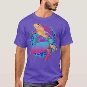 Camiseta La tortuga hawaiana tribal Mandala ama a Hawaii Tu
