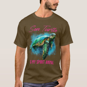 Camiseta La tortuga marina es mi animal espiritual