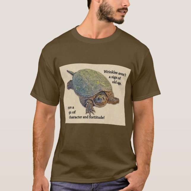 Camiseta La tortuga que serpentea arruina la sabiduría de l (Anverso)