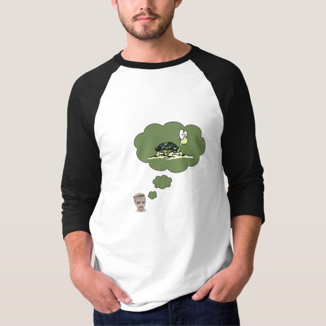 Camiseta La tortuga remezcla (Anverso)