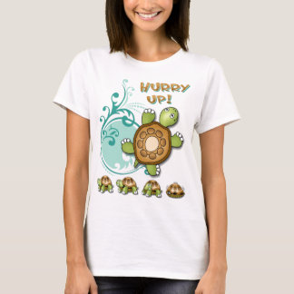 Camiseta La TORTUGA se apresura para arriba