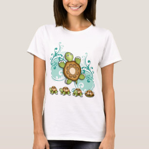 Camiseta La TORTUGA se apresura para arriba verde